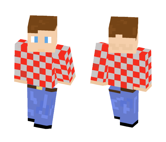 plaid shirt bob - Male Minecraft Skins - image 1