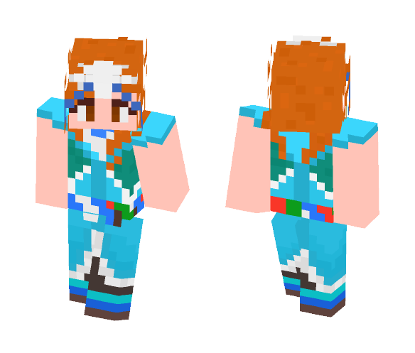 Aloy - Banuk Ice Hunter Light - Female Minecraft Skins - image 1