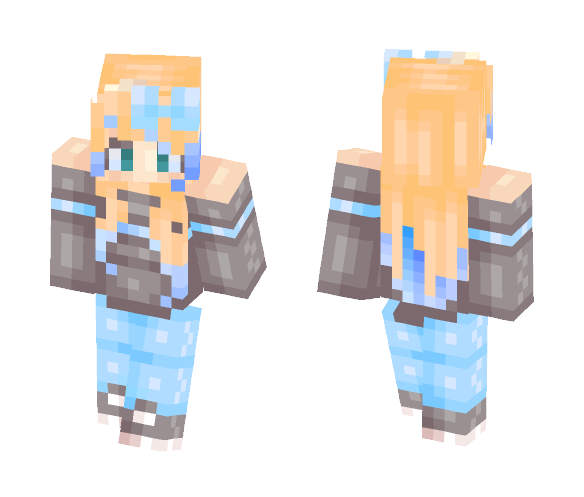 Ocean Blue ???? - Female Minecraft Skins - image 1