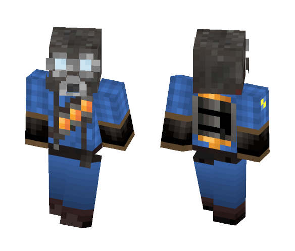 Inieloo | Blue Pyro ~requested~ - Male Minecraft Skins - image 1