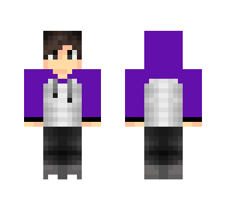 Purple -Jacket Boy - Boy Minecraft Skins - image 2