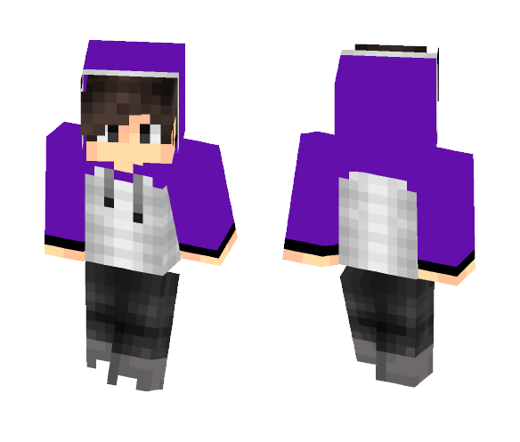 Purple -Jacket Boy - Boy Minecraft Skins - image 1