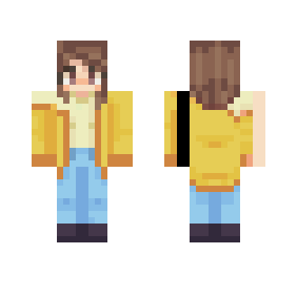 Girl in a Yellow Cardigan - Girl Minecraft Skins - image 2