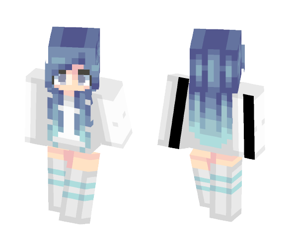 Electric Blue ???? - Female Minecraft Skins - image 1