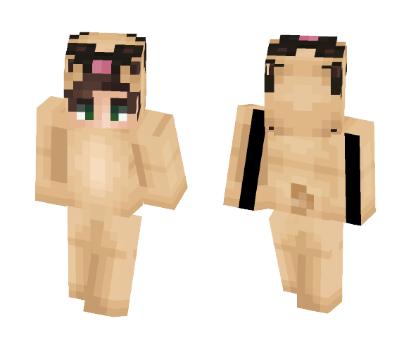 Pug onesie ♡ fixed. - Male Minecraft Skins - image 1