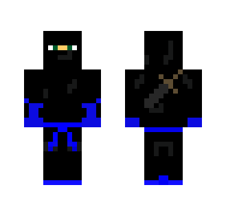 A Blue Ninja - Male Minecraft Skins - image 2