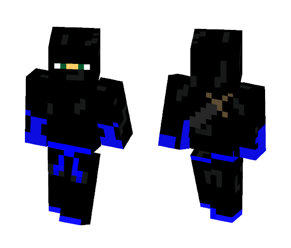 A Blue Ninja - Male Minecraft Skins - image 1