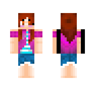 A girl in a jacket skin - Girl Minecraft Skins - image 2