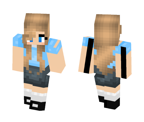 Sapphire Gem [Minecraft Series] - Female Minecraft Skins - image 1