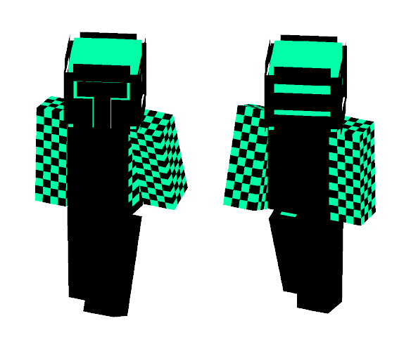Neon Knight - Male Minecraft Skins - image 1
