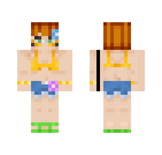 Kira's Skin: Bikini Flower Girl - Girl Minecraft Skins - image 2