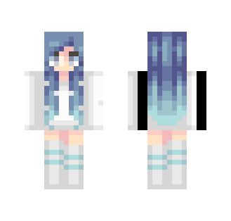 Electric Blue ⚡️ - Female Minecraft Skins - image 2