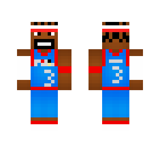 Allen Iverson [76ers Alternate] - Male Minecraft Skins - image 2
