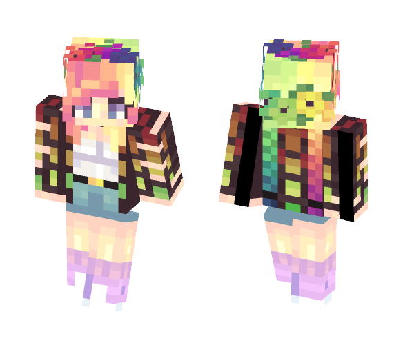 Rainbow Party ???? - Female Minecraft Skins - image 1