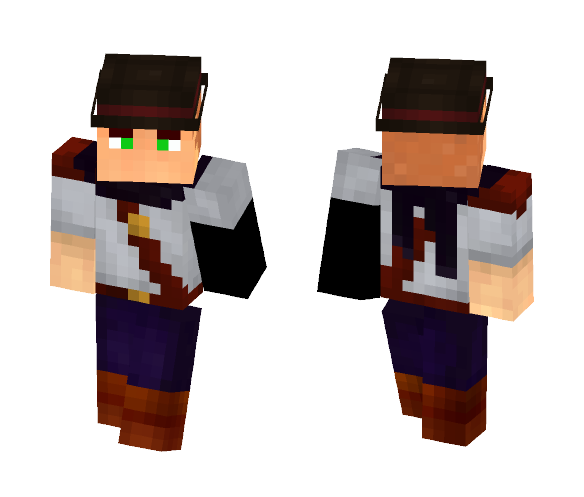 Conf - Lashes and Shaved - Male Minecraft Skins - image 1