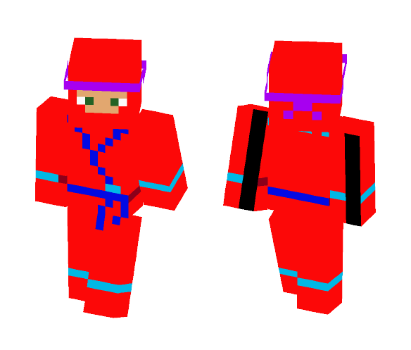 Red Ninja - Male Minecraft Skins - image 1