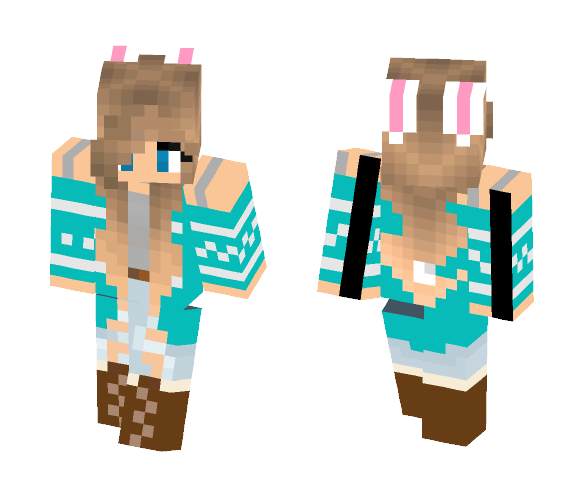 Chelsie Bunny! - Female Minecraft Skins - image 1