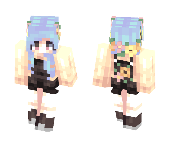 "Candy and Roses" - Female Minecraft Skins - image 1