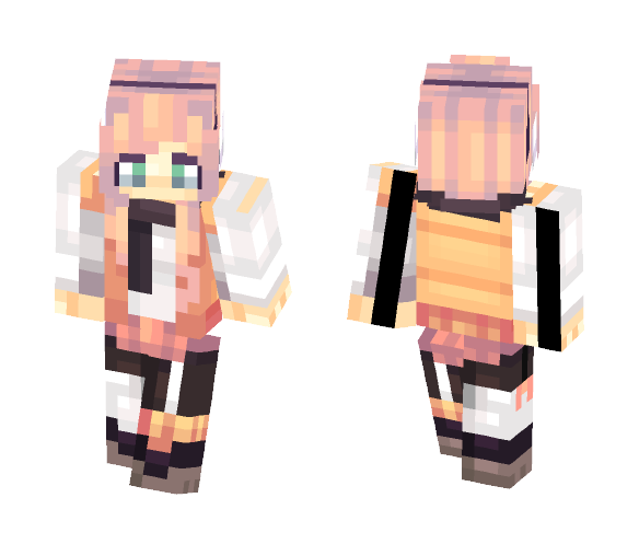 A Vest For The Cold Days - Female Minecraft Skins - image 1
