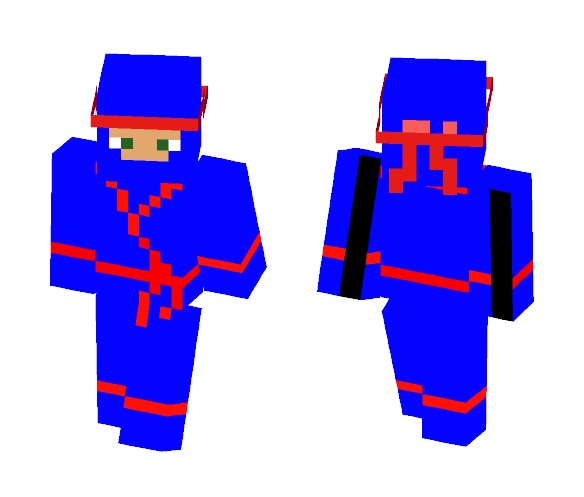 Blue Ninja - Male Minecraft Skins - image 1