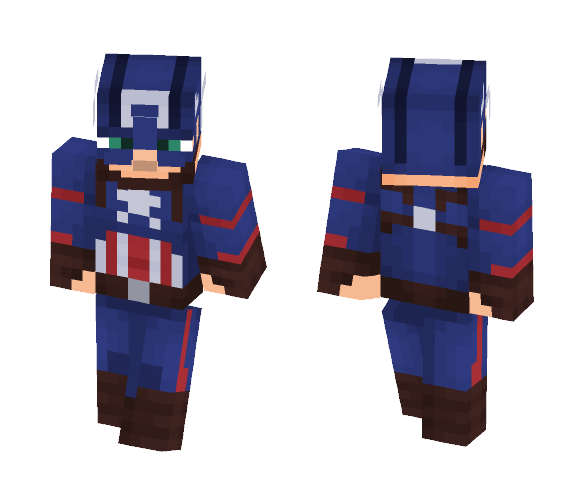 Captain America MCU - Comics Minecraft Skins - image 1