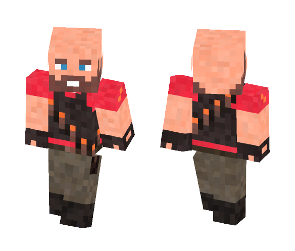 RED + BLU Heavy - Team Fortress 2 - Male Minecraft Skins - image 1