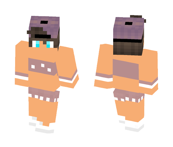 Justin As A CheerLeader - Male Minecraft Skins - image 1