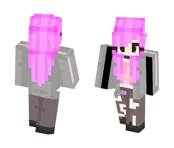 Pastelz // Attempted Pastel Goth - Female Minecraft Skins - image 1