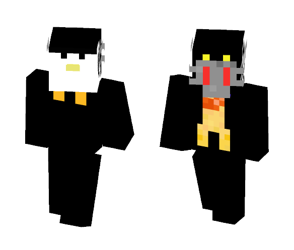 penguin with jet pack - Interchangeable Minecraft Skins - image 1