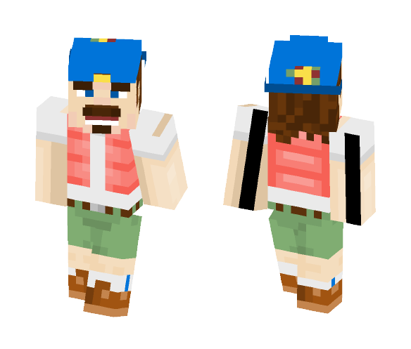 Hiker/Adventurer - Male Minecraft Skins - image 1