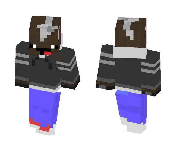 Derpy Cow w/ Hoodie - Male Minecraft Skins - image 1