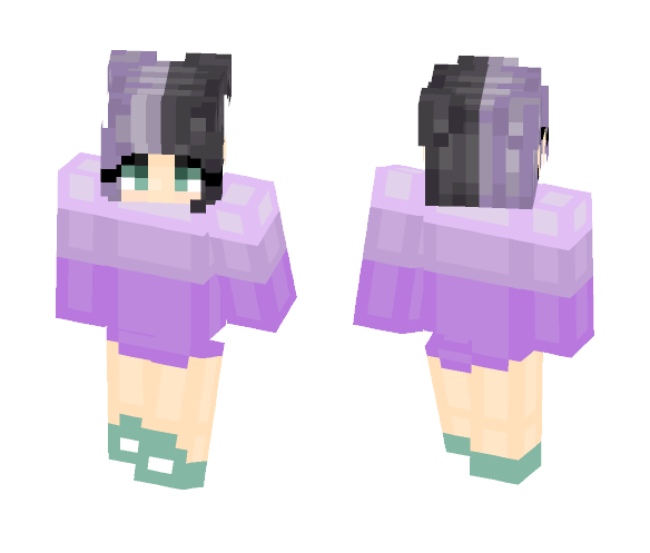 PurPur Gal - Female Minecraft Skins - image 1