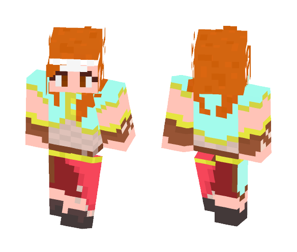 Aloy - Carja Silks Light - Female Minecraft Skins - image 1
