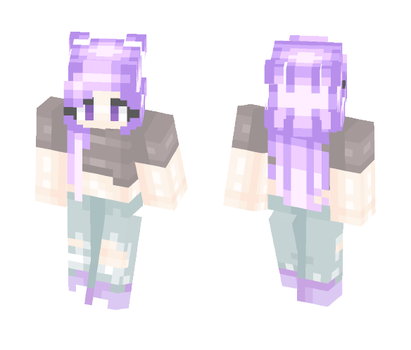 bu9 - lilac - Female Minecraft Skins - image 1