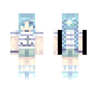 Ocean Aesthetic - Female Minecraft Skins - image 2