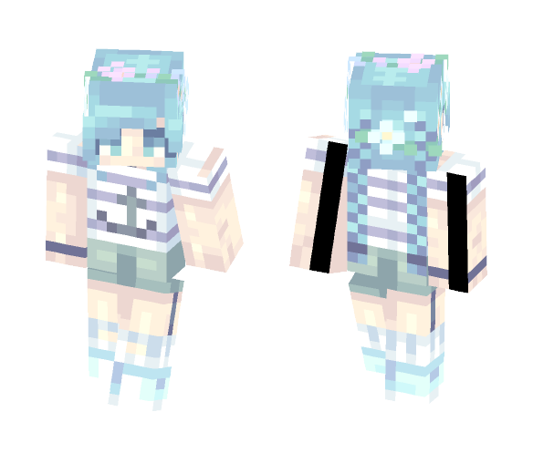 Ocean Aesthetic - Female Minecraft Skins - image 1
