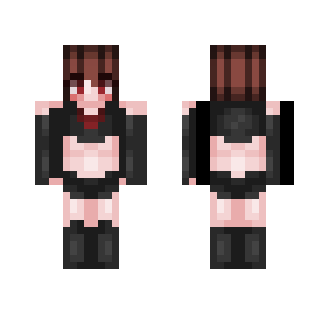 ♡ Underlust Chara ♡ - Female Minecraft Skins - image 2
