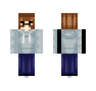 + smol boi in a gray hoodie + - Male Minecraft Skins - image 2
