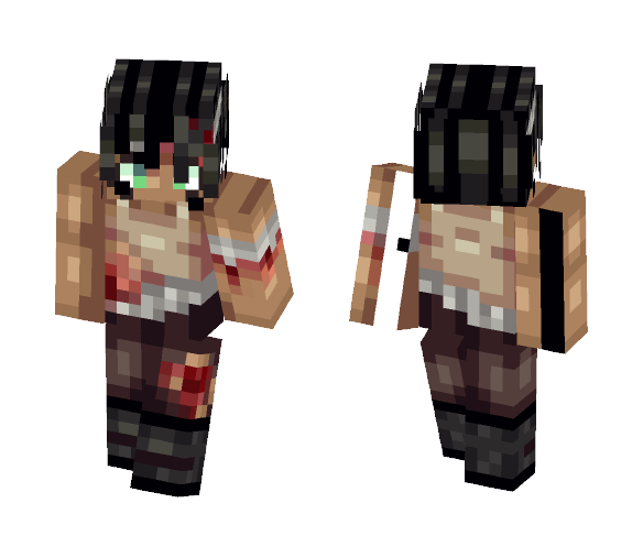 [Thinkingz] - Walking Dead Girl - Girl Minecraft Skins - image 1