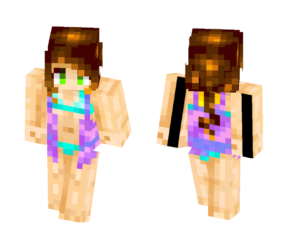 Vamos a la playa... - Female Minecraft Skins - image 1