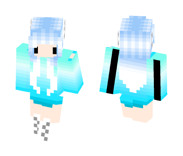 Minty Ice Wolf - Female Minecraft Skins - image 1
