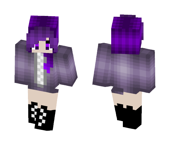 Dark Purple ♥ - Female Minecraft Skins - image 1