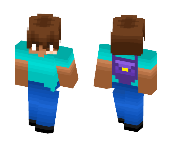 Default Steve (Anime) - Male Minecraft Skins - image 1