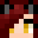Cute Red & Black Neko - Female Minecraft Skins - image 3
