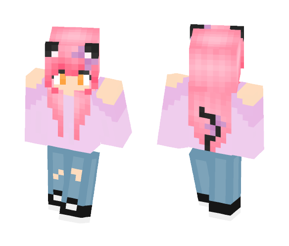 Kawaii Chan Outfit - Kawaii Minecraft Skins - image 1