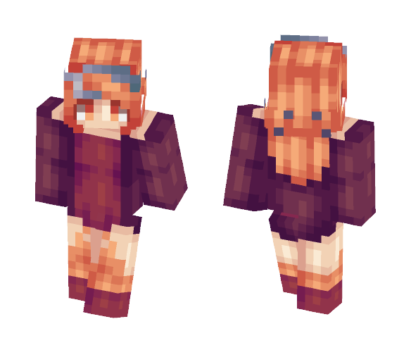 ◊€∆†◊ | Purple Flame - Female Minecraft Skins - image 1