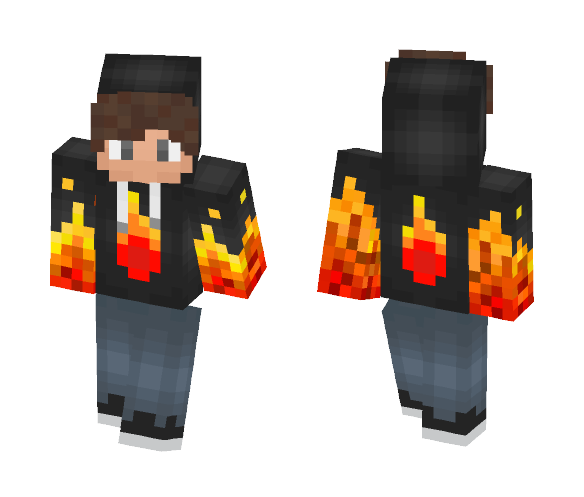Fire Elemental - Male Minecraft Skins - image 1