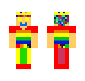 Rainbow king :) - Male Minecraft Skins - image 2