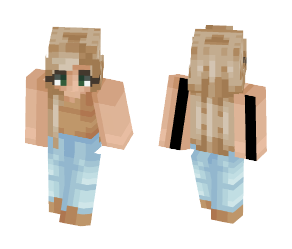 I don't even know lmao ♡ - Female Minecraft Skins - image 1