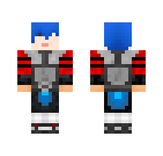 Blue Hair Man - Male Minecraft Skins - image 2